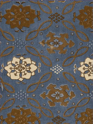 Framed Japanese Patterns V Print