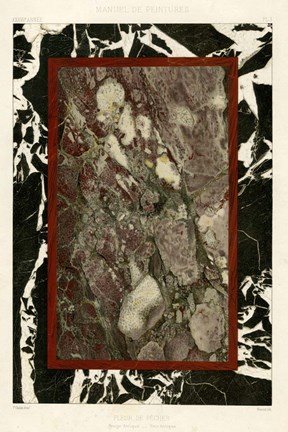 Framed Marble Varieties III Print