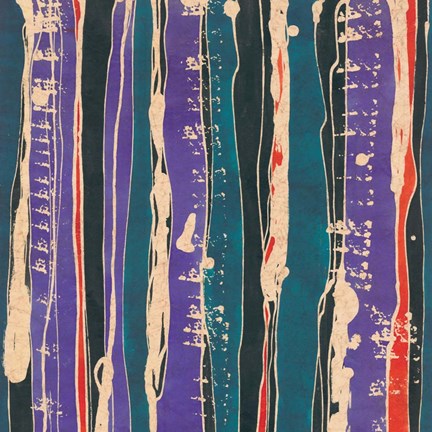 Framed Sgraffito I Print