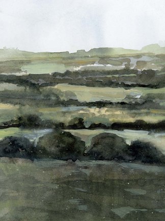 Framed Distant Ribbons I Print