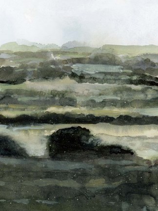 Framed Distant Ribbons II Print