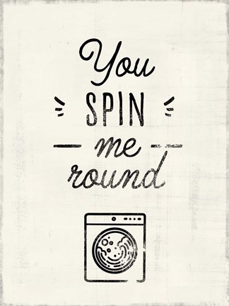 Framed Laundry Room III Print