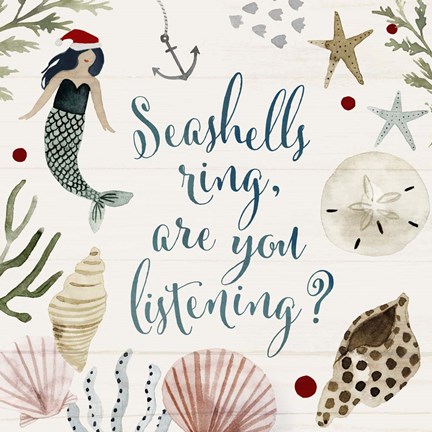 Framed Sun-kissed Christmas II Print