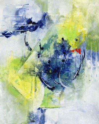 Framed Springtime Abstract II Print