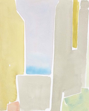 Framed Pastels to the Sea I Print