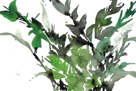 Framed Just the Leaves I Print