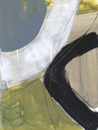 Framed Intersecting Arcs I Print