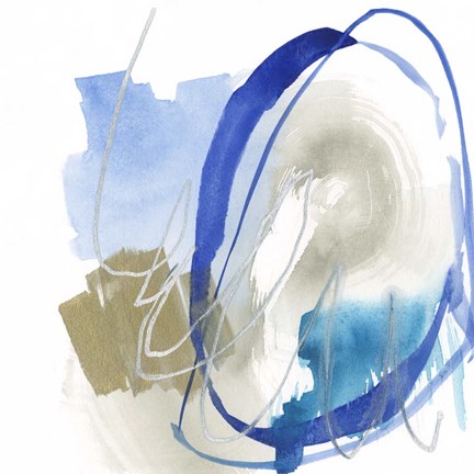 Framed Cobalt Surround II Print