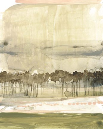 Framed Umber Canopy I Print