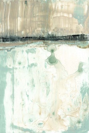 Framed Hint of Mint I Print