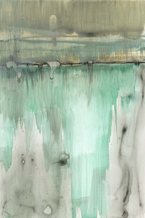 Framed Verde Horizon II Print