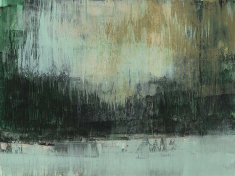 Framed Emerald Grotto I Print