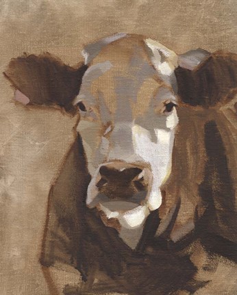 Framed East End Cattle I Print