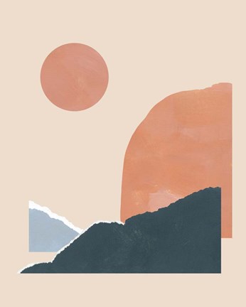 Framed Summer Isle II Print