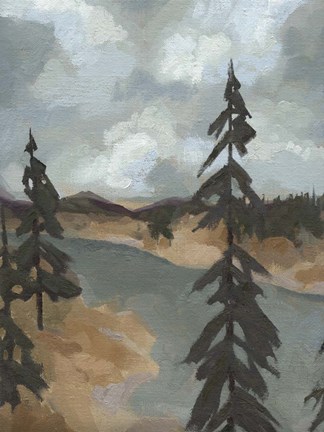 Framed Yellowstone River II Print