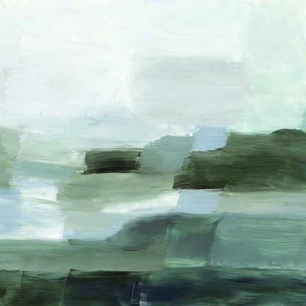 Framed Verte Horizon I Print