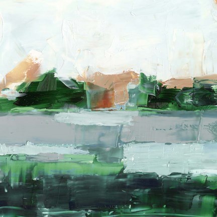 Framed Sienna Sunset I Print