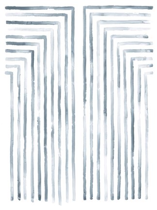 Framed Divisions I Print