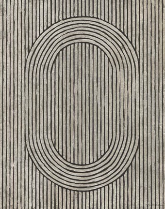 Framed Cedar Grooves I Print