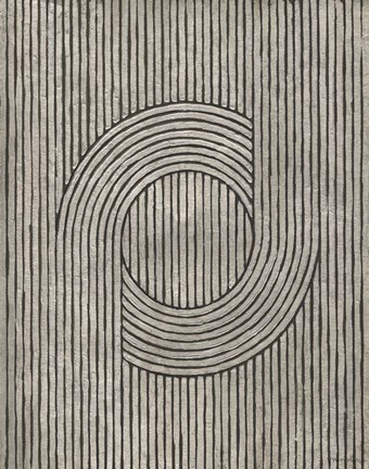 Framed Cedar Grooves III Print