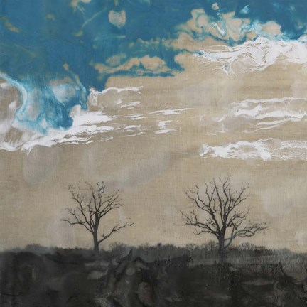 Framed Two Trees II Print