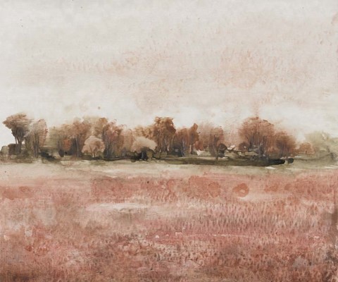 Framed Red Soil I Print