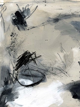 Framed Scribble Abstract II Print