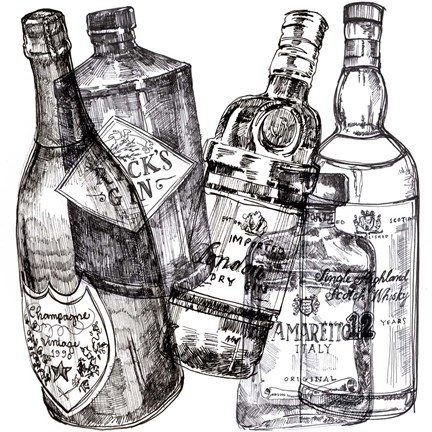 Framed Whiskey Wednesdays II Print