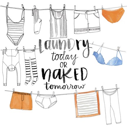 Framed Out to Dry I Print