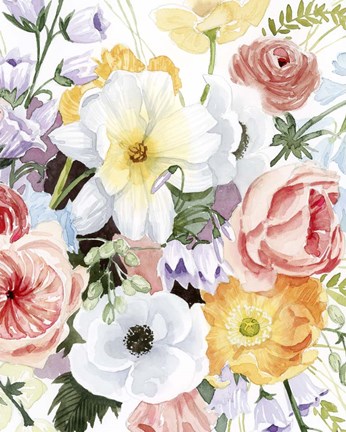 Framed Wildflower Dreams II Print