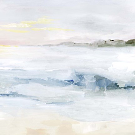 Framed Surf at Dawn II Print