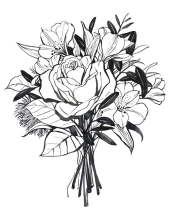 Framed Gathered II Print