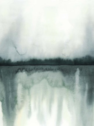 Framed Soft Reflections I Print