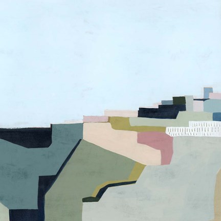 Framed Hillside Revelry II Print