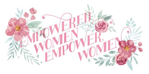 Framed Women Up II Print