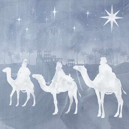 Framed Star of Bethlehem II Print