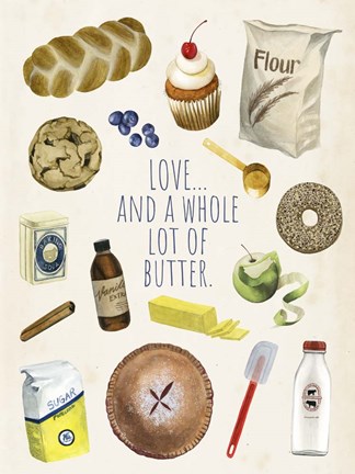 Framed Secret Ingredient II Print