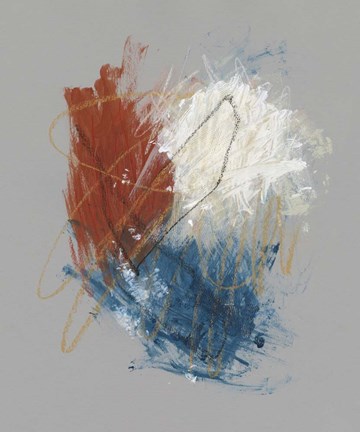 Framed Primary Color Study I Print