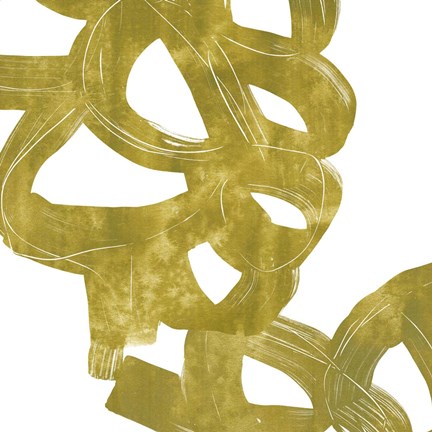 Framed Olive Helix IV Print