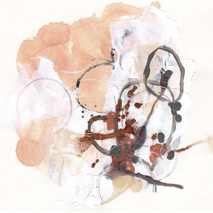 Framed Rosewood I Print