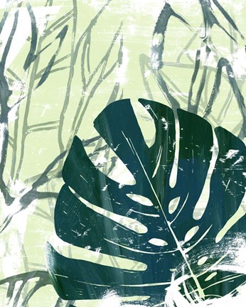 Framed Palm Pastiche I Print