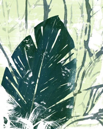 Framed Palm Pastiche IV Print