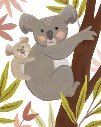 Framed Koala-ty Time III Print