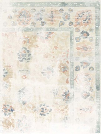Framed Antique Textile Swatch II Print