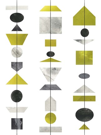 Framed Geo Mobile III Print