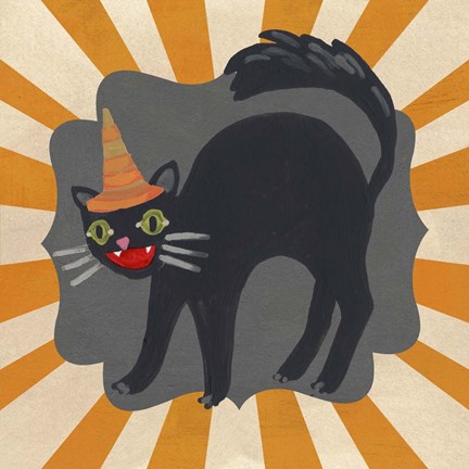 Framed Halloween Carnival I Print