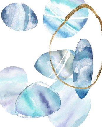 Framed Stacking Rocks II Print