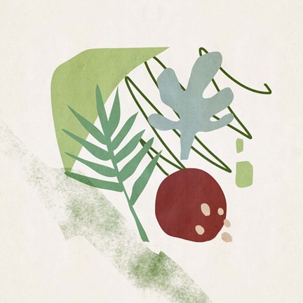 Framed Grassland III Print