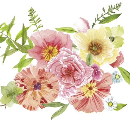 Framed Just Peachy II Print