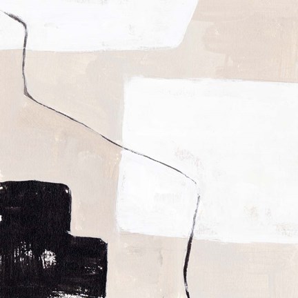 Framed Beach Bricks I Print